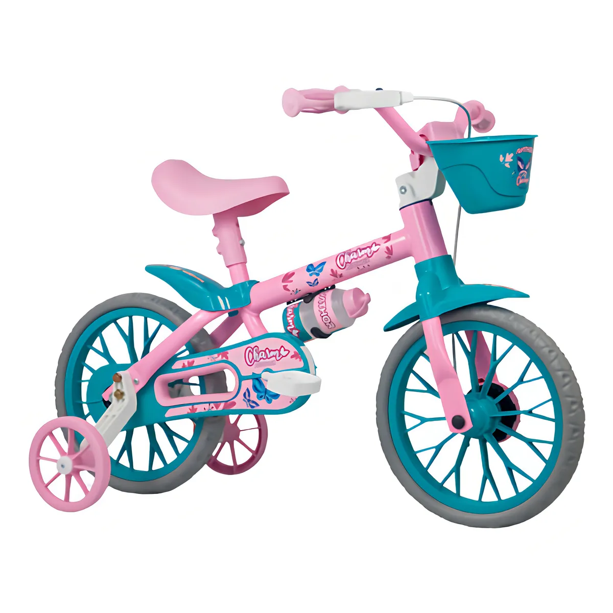 BICICLETA FEMININA INFANTIL NATHOR ARO 12 CHARM - Imagem 3