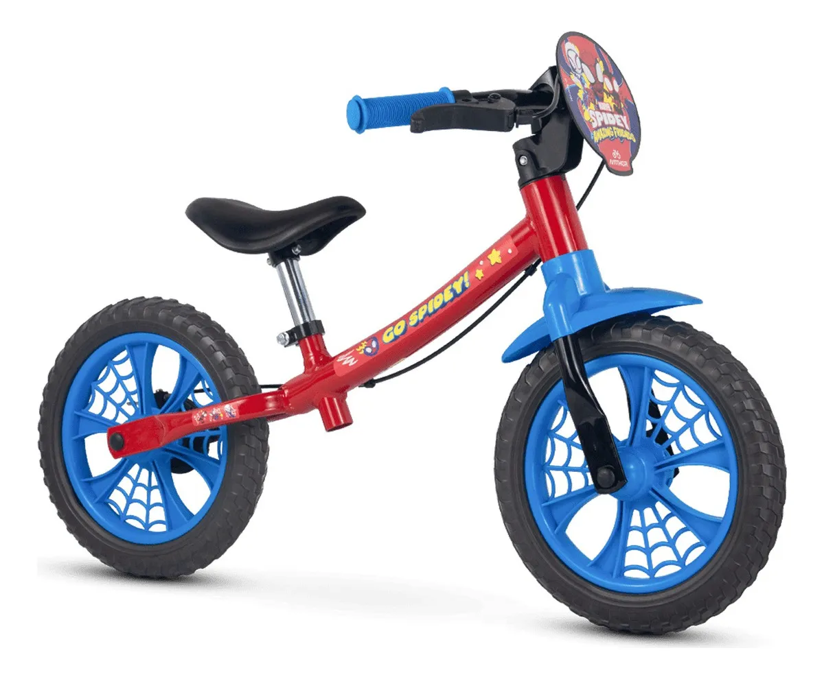 bicicleta infantil homem aranha
