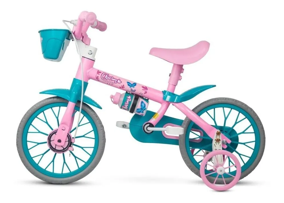 BICICLETA FEMININA INFANTIL NATHOR ARO 12 CHARM - Imagem 5
