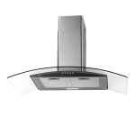 Coifa de parede Fischer fit 90cm vidro 127v 2