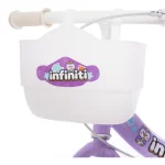 Bicicleta Balance Infiniti Kids Aro 12 Roxo Com Branco 4