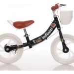 Bicicleta Balance Infiniti Kids Aro 12 Preto Com Branco 2