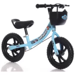 Bicicleta Balance Infiniti Kids Aro 12 Azul Com Preto 1