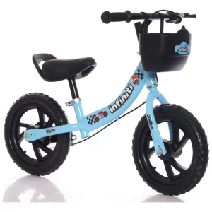 Bicicleta Balance Infiniti Kids Aro 12 Azul Com Preto