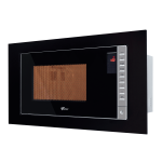 MICRO-ONDAS FISCHER FIT LINE EMBUTIR 25L MOLDURA PRETA 220V 1