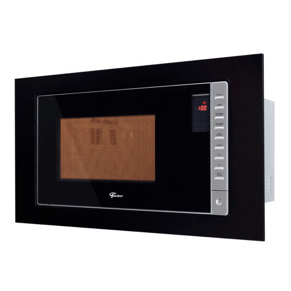 MICRO-ONDAS FISCHER FIT LINE EMBUTIR 25L MOLDURA PRETA 220V
