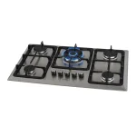 Fogão cooktop Fischer 5Q TC gás Mesa Inox 1