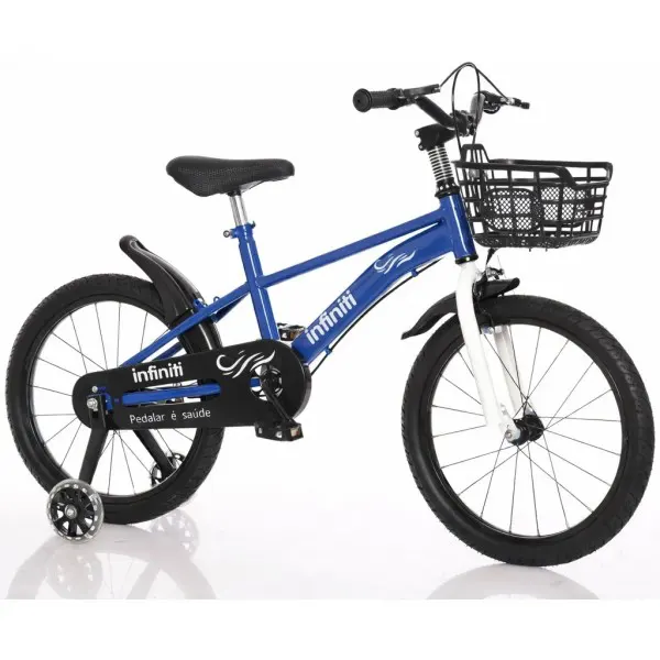 Bicicleta-Infantil-Aro-14-Azul-com-Branco-lateral