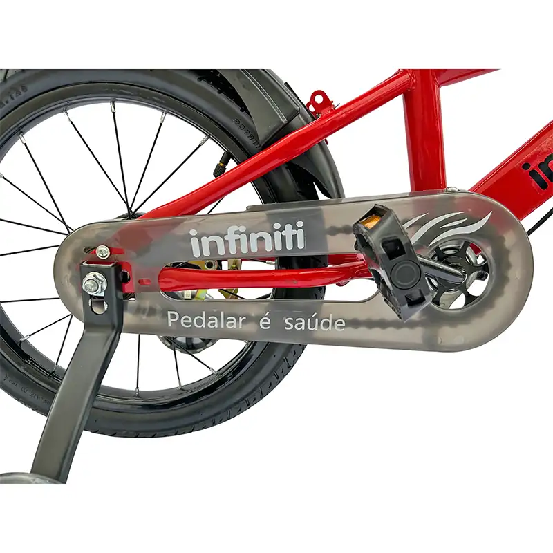 Bicicleta Infantil Aro 14 Vermelha com Branca 3