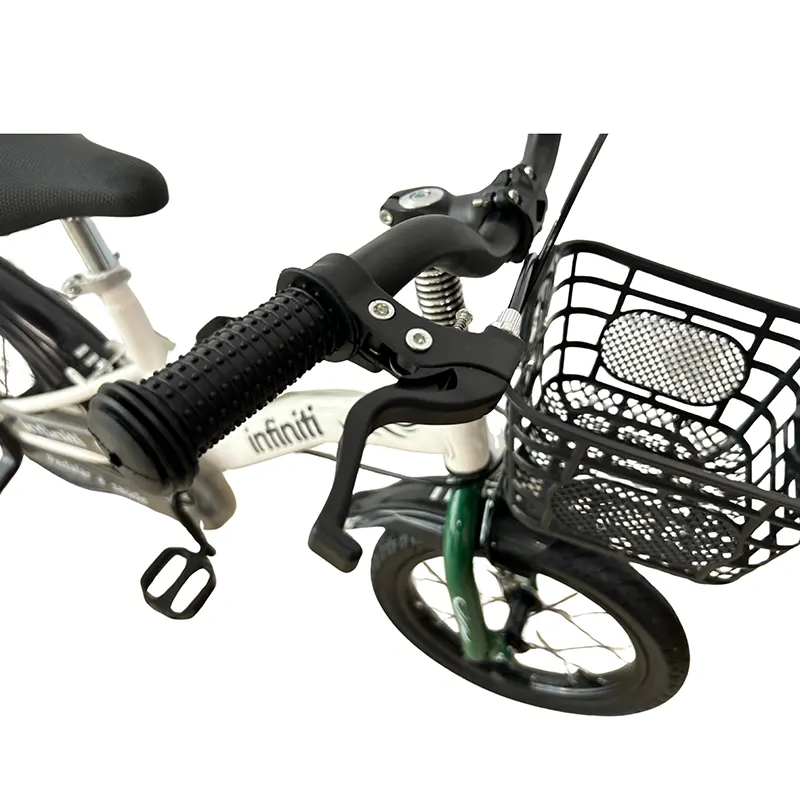 Bicicleta Infantil Aro 16 Branco Verde 3