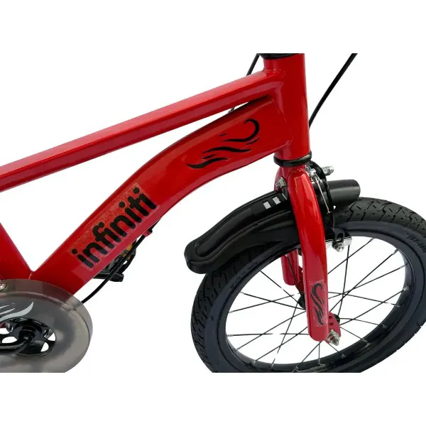 Bicicleta Infantil Vermelha Aro 16 5
